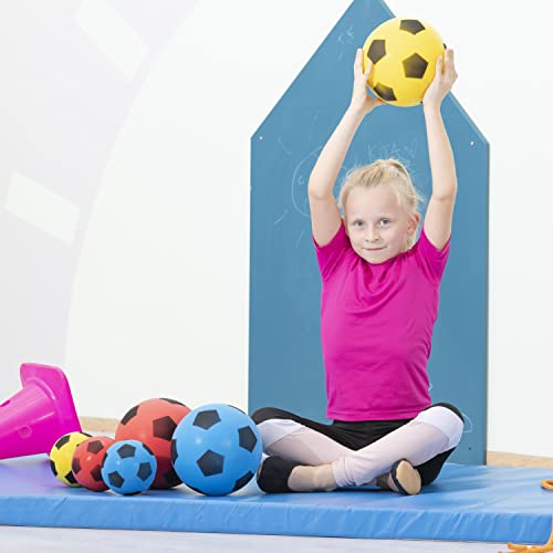 Betzold Softbälle-Set 3 Stück - Soft-Fußball Schaumstoffball