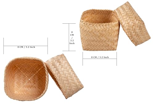 CCcollections Sticky Rice Bamboo Baskets | Traditional Handmade Sticky Rice Basket | Premium Bamboo Rice Steamer for Home & Restaurant - Image 3