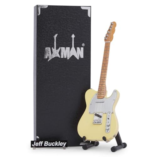 Jeff Buckley - Miniatur-Gitarren-Replik - Musikgeschenke - handgefertigte Verzierung