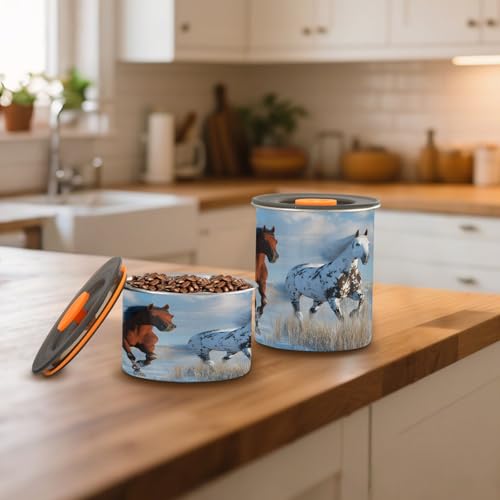 Contenedor al vacío para café Qilmy acero inoxidable 500 ml miniatura 7