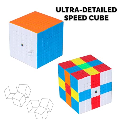 Image of Kid Moyu Mfjs Meilong 9X9X9 Cube Stickerless High Speed Cube (9X9 Mofang Jiaoshi Cubing), 75Mm Size