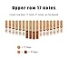 Seeds Kalimba 2 in 1 21 Key C-Tuned Thumb Piano Musical Instruments Made of Okoume Wood Simple and Easy to Operate,Idea Gift for Children Adults Beginners and Professionals