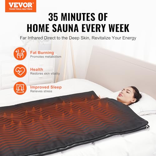 Vevor SAUNA BLANKET 70.87 X 31.5IN Far Infrared Carbon Heating Sauna Blanket thumb #1
