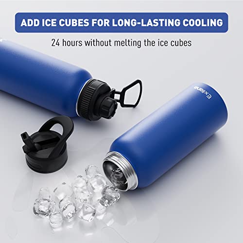Exllena Water Bottle 1l with Two Lids - Image 3