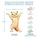 Imagen de Paquete 5 Soportes bolígrafos Gatos Bailando con 5 Clips Papel Gatos