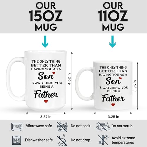 Taza para el Día del Padre de cerámica 15 oz miniatura 3