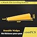 Craftsboys Tile Leveling System 1/8, 300pcs Spacers Clips 100pcs Reusable Wedges, for Ceramic Tile or Stone Installation, Tile Leveler Tools (Clips+Wedges)