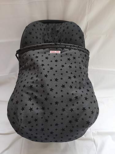 Couverture chancelière pour siège auto protégeant le bébé du froid sans glisser
