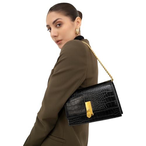 Image of Miraggio Mila Shoulder Clutch Bag With Chain Strap For Party | Clutch Purse For Women