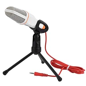 3,5 mm microfoon, geluidsarme condensatormicrofoon voor netwerkvideoconferenties voor alle soorten 3,5 mm-aansluiting…