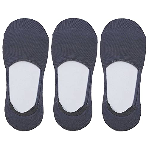 Image of Women's Rayon from Bamboo Fiber No Show Thin with Thick Comfort Sole Socks - 3 pairs