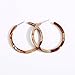 BaubleStar Tortoise Shell Resin Hoop Earrings Acrylic Round Circle Dangle Amber Ear Drops Fashion Jewelry for Women