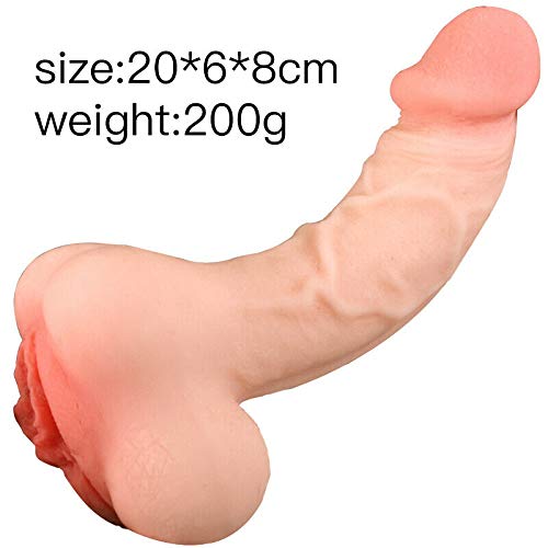 Flesh Male Pẹnịs Extender Extension Sleeve PôCkët Pûšsý with Lifelike Vạgịnạ Hollow P-énǐs Wêarable Hârněss Štráp-õn Realịstịc Ðịldo Ạdult Tọy for Sẹx Womẹn