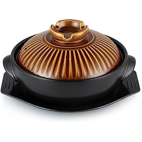 Sanbege Large Korean Ceramic Bowl with Lid Cover