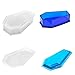 Samber Flowerpot Mould Storage Box Succulent Plant Flower Pot Creative Mini Coffin Shaped Silicone Mould Vase Mold DIY Handmade Craft Home Decoration Geometry Flower Pot Molds with Cover /B