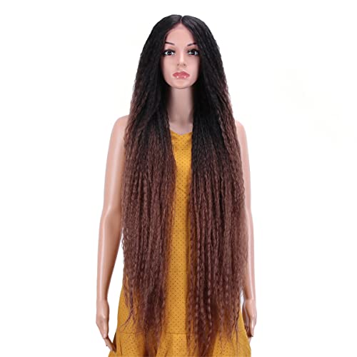 Perruque tressée Afro Kinky longue 28" pour changer de style sans abîmer vos cheveux