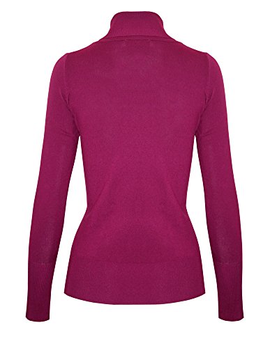 Image of Cielo Womens Solid Basic Stretch Turtleneck Pullover Knit Sweater