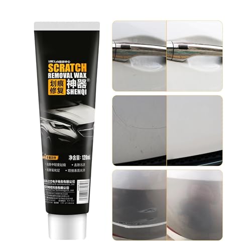 Mdikawe 車のスクラッチ除去ワックス、スクラッチ除去ワックス | 自動車用スクラッチリムーバー,車の傷、渦巻きを修復するカーリムーバーおよび修復ワックス 120ml
