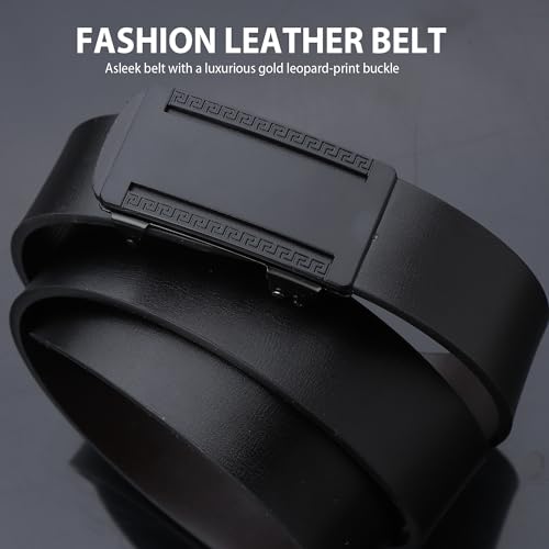 Image of ZORO Vegan Leather Belt for Men | Black | Formal /Casual