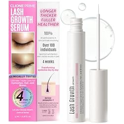 Korean Eyelash Growth Serum - Prostaglandin Free Serum de Pestañas Natural Lash and Brow Growth Thickening Lengthening Nourishing Lash Lift Brow Lamination After Care