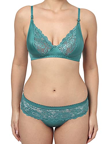 Image of SGC Sweden Women Mix Cotton Thongs Lingerie Set