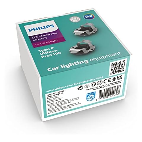 Philips RCP Adapter Rings for H7 LED Bulbs Cover