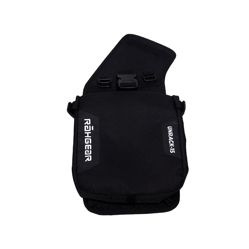 Image of Unrack Tour Rackless Saddlebags 55L (2x15L + 25L) | 100% Waterproof with Roll-Top Dry Liners | Universal System, Quick-One Time Mount Harness, All Bags Converts to Backpacks
