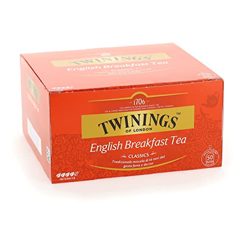 Twinings of London English Breakfast Tea Bags, 50 ct