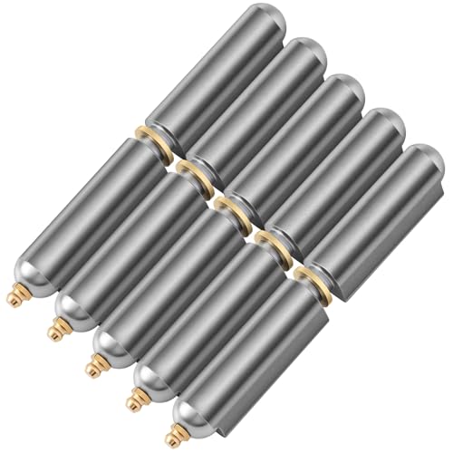 Zonon 5 Pcs 6 Inch Weld on Hinges Bullet Barrel Weldable Hinges, Zerk