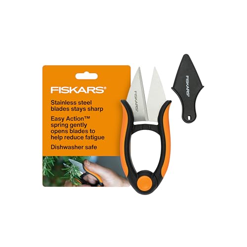 Fiskars Herb Garden Scissors, 5" Garden Shears, Handheld Herb Sni...