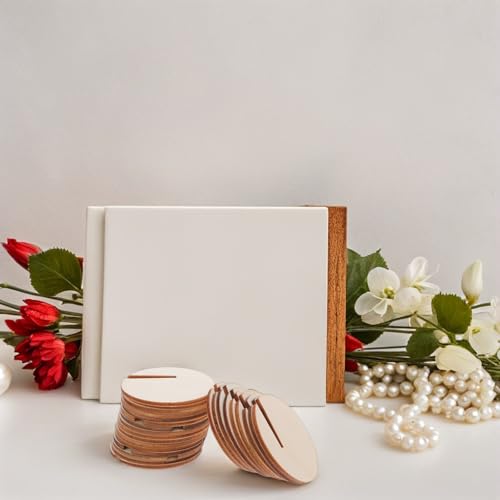 Dijes de madera para copas, ideales para personalizar fiestas al aire libre 5