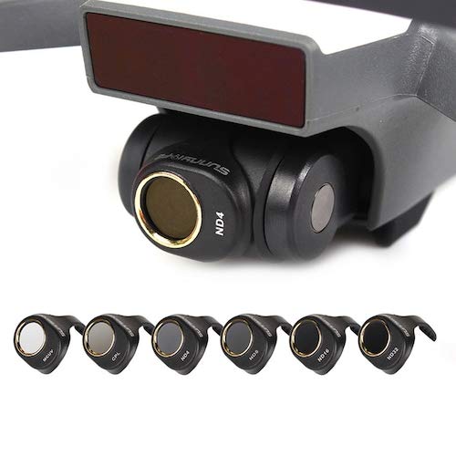  HaiMa Dji Spark Drone Gimbal Camera Lens Filter Combo Mcuv - Cpl - Nd4, Nd8, Nd16, Nd32 Per Gli Accessori Hd Clear Lens Filter Kit - Mcuv China