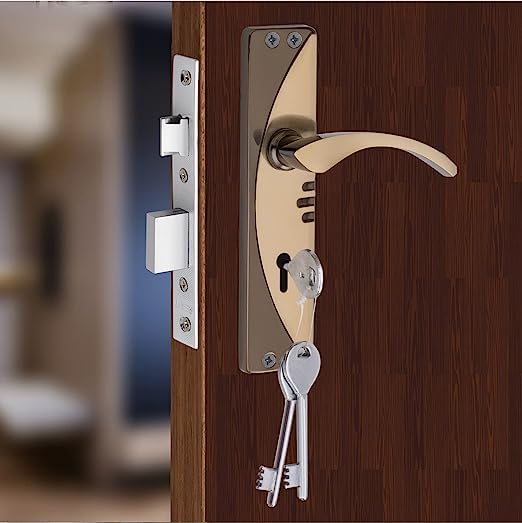 NEW SPARKLE Enterprises Mortise Door Lock Handle Set with Brass Lock Body and Brass Dead Bolt Double Action Iron Weather Proof (Design 10) (B0C86D59L2) Amazon Price History, Amazon Price Tracker