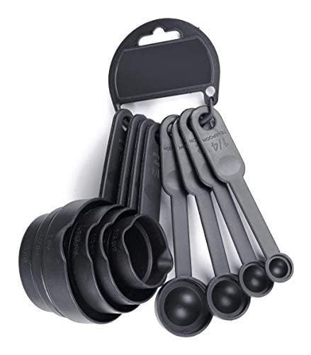 See full amazon price history chart for The Sr Brand Sr Plastic Measuring Spoon and Cup Set, 8-Pieces (Black, Pack of 1) The Sr Brand Sr Plastic Measuring Spoon and Cup Set, 8-Pieces (Black, Pack of 1) (B0CCYY5HNB) Amazon Price History, Amazon Price Tracker