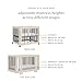 Babyletto Yuzu 8-in-1 Convertible All-Stages® Crib - Conversion Kits for Bassinet, Midi Baby Crib to Toddler Bed, Daybed, Standard Crib & Baby Bed - Portable & Adjustable - GREENGUARD Gold Certified