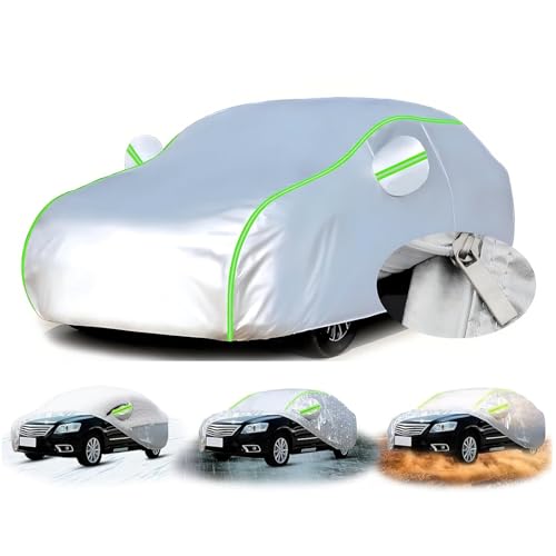 Funda de Coche para JAC J5 (459.5 x 176.5 x 146.5cm),Funda para Coche Impermeable para Todas Las Estaciones, con protección UV, a Prueba de Polvo, Transpirable