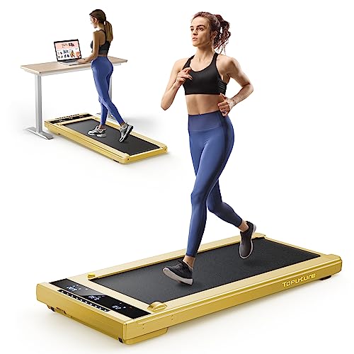 TOPUTURE Under Desk Treadmill, 2.25HP Walking Pad Treadmill with Large