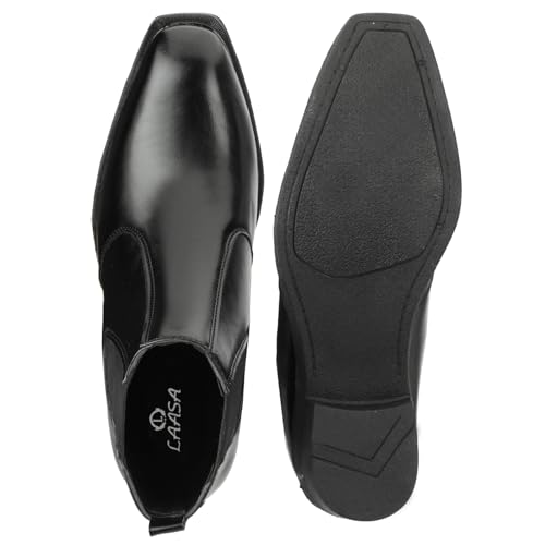 Image of Men's Slip On Fashion Chelsea Boots | High Tops, Soft Cushioned Insole, Comfortable, Trendy, Stylish Boots