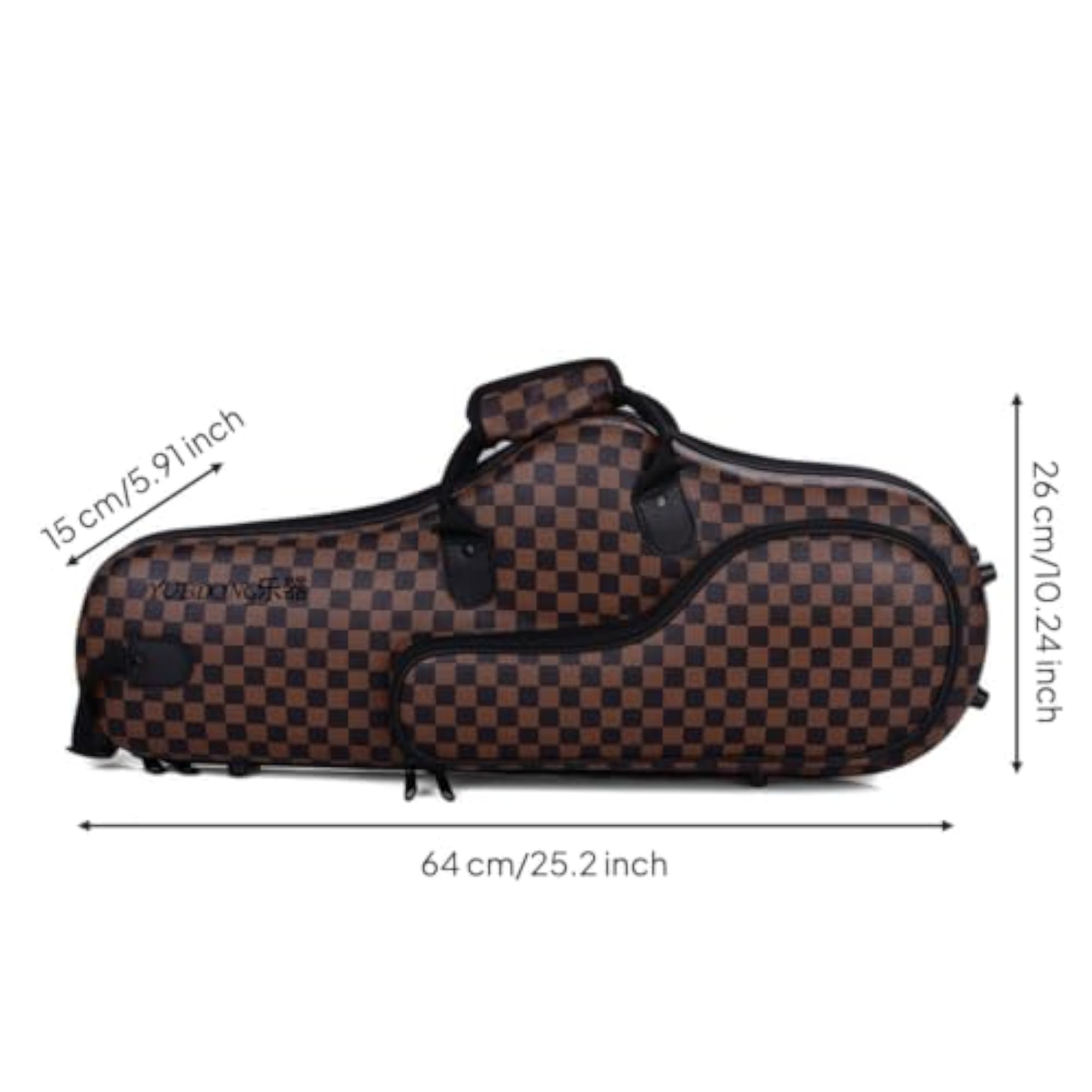 Lightweight Alto Saxophone Case, Contoured Design
