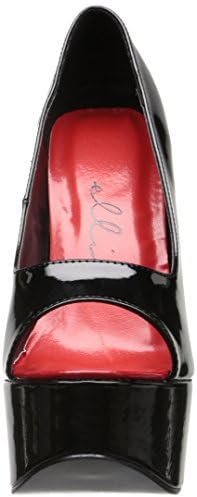 Ellie Shoes Women's 652-bonnie, Black/Red, 11 M US | Image 1