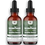 The One Healer Zeolite Detox for Kids & Adults – Pure Zeolite Drops with Methyl B12 and Vitamin D3 for Heavy Metal Detox and Full Body Cleanse – Advanced Natural Formula - 4oz Liquid Drops Supplement
