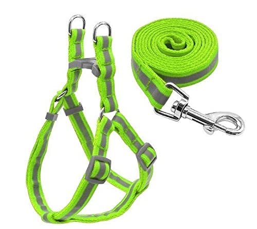 Pet Believe Dog Reflected Harness and Collar Set (Green) (B0B3N25BFD) Amazon Price History, Amazon Price Tracker