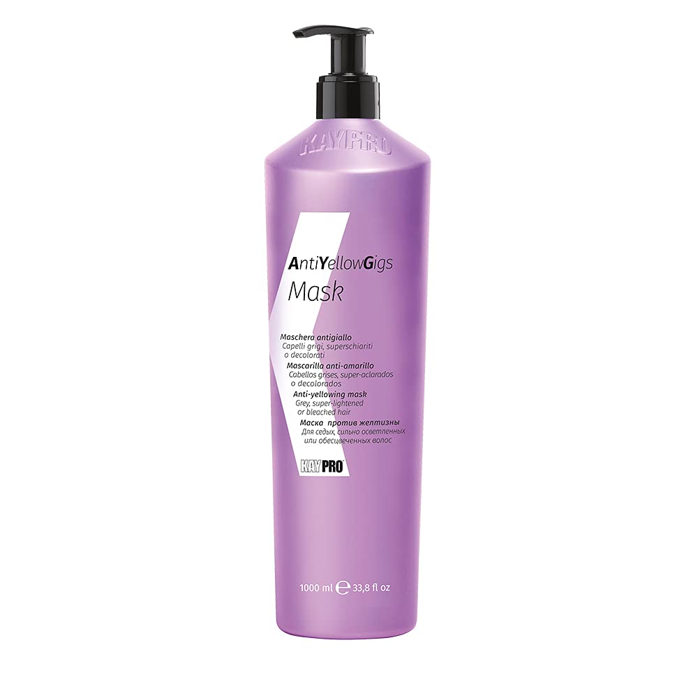 KEPRO Après-shampooing Anti-jaunissement Kay Pro No Yellow Gigs MASK 1000 ml