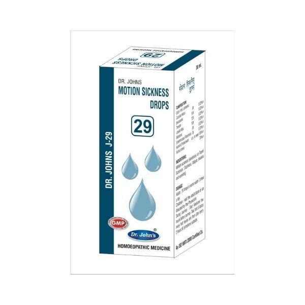 DR JOHNS J 29 MOTION SICKNESS DROPS 30 ML JOHNS