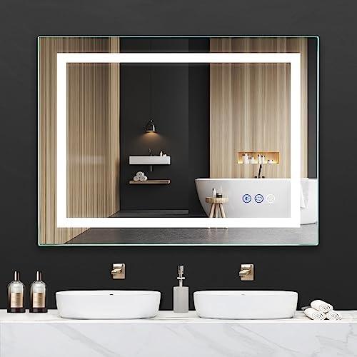 Amazon.com: ZELIEVE 36"x 36" LED Bathroom Mirror,Led Mirror for ...