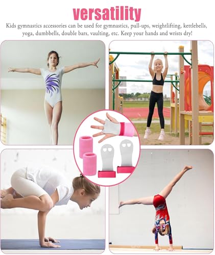 Image of Kids Gym Gloves, 1 Pair Hand Grip for Gym, Workout Equipment for Kids, Gymnastics Equipment for Children, Durable and Comfortable