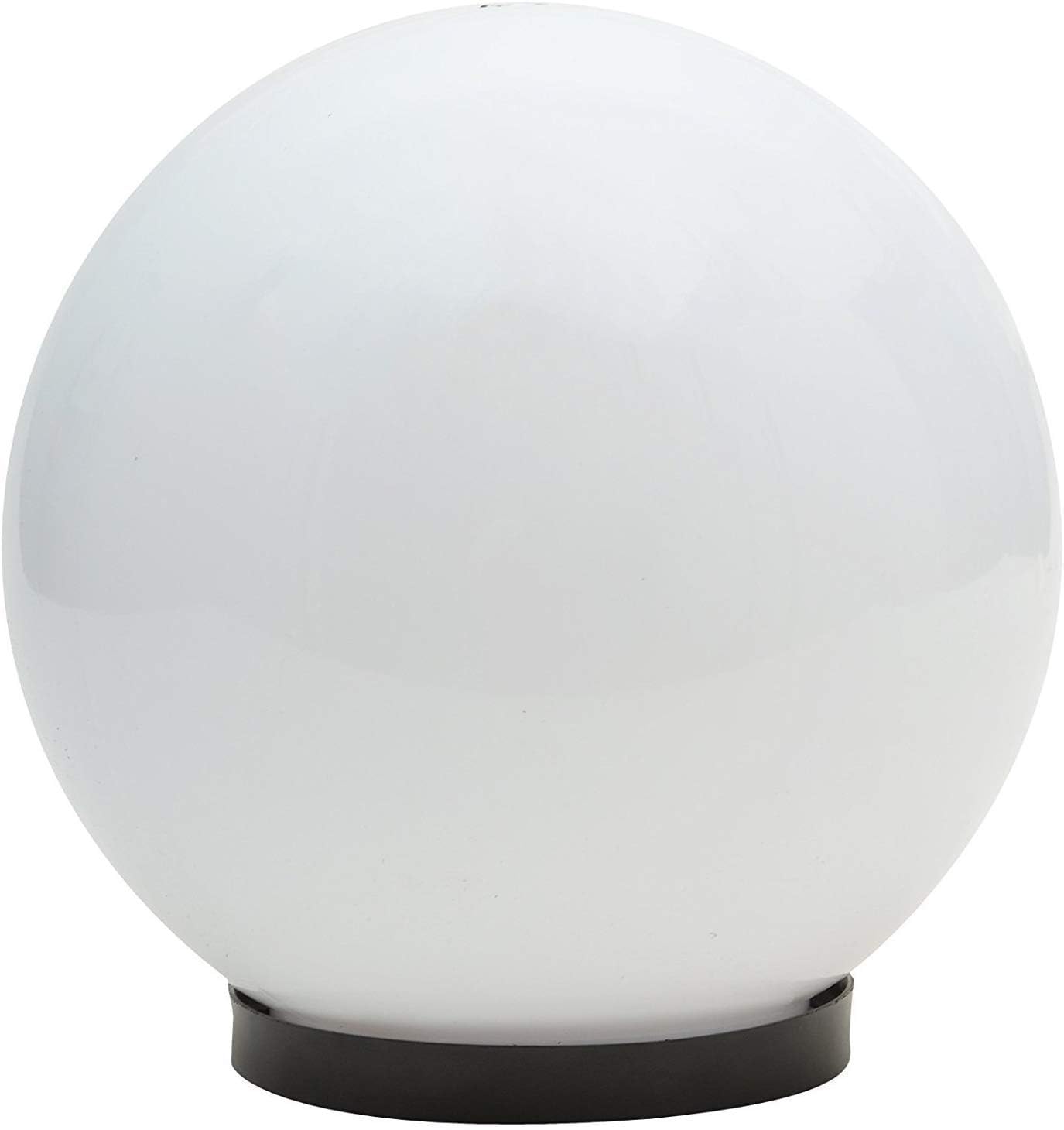 8-Inch Unbreakable Polycarbonate Dome Gate Lamps | Milky White Globe Entrance Lights for Home & Garden | Pack of 1-picture-16