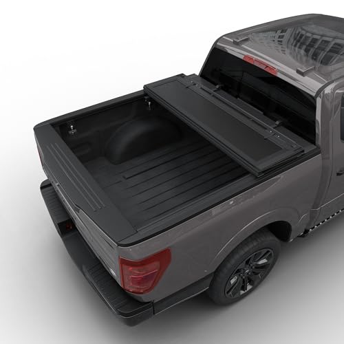 Image of Tutel Low Profile Hard Shell Flip-Up Truck Bed Tonneau Cover|Fits 2015-2026 Ford F-150 6.5' Bed (78 inch) - TTLTMLPFU017