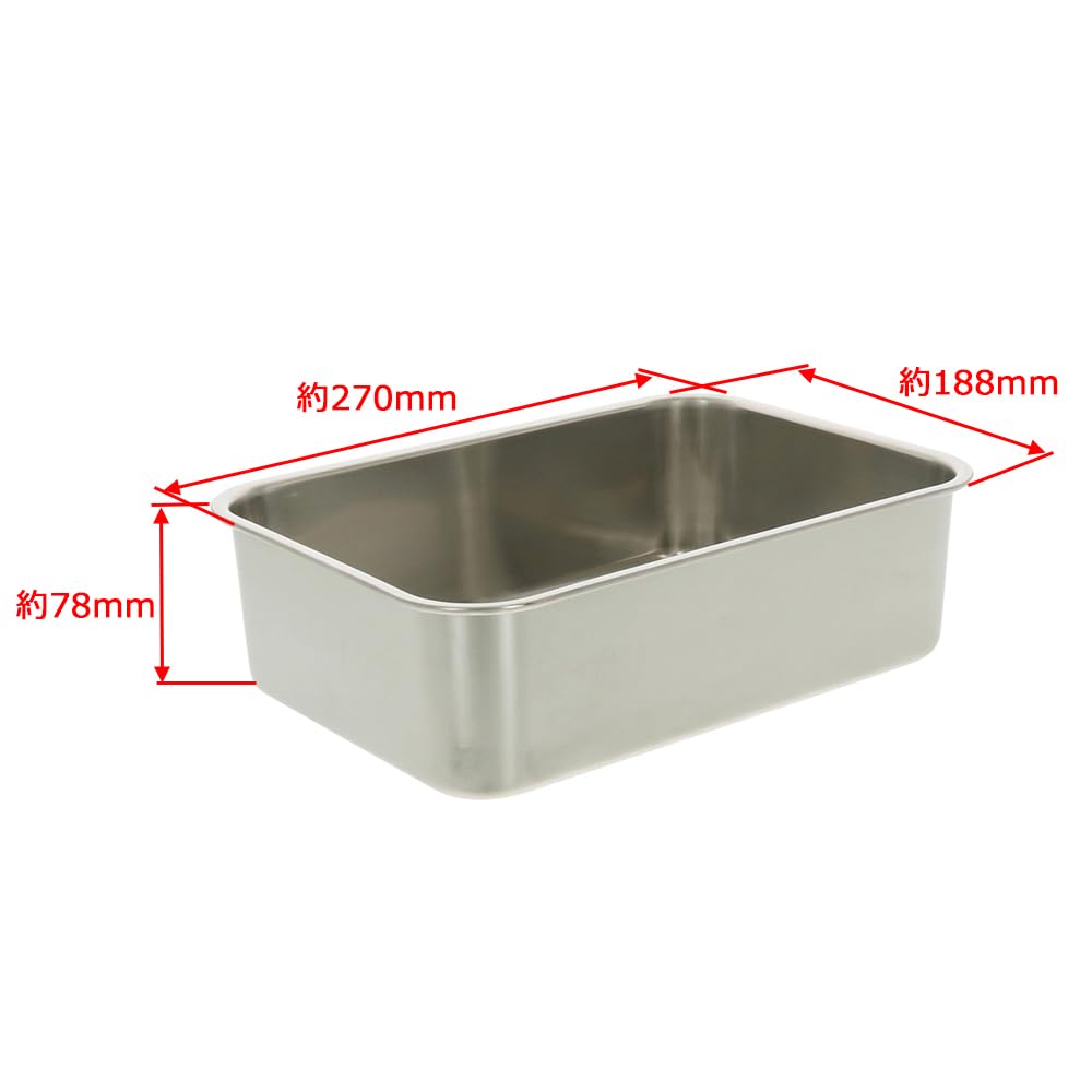 Amazon｜髙儀(Takagi) 日本製 18-8ステンレス 深型 組バット 5号