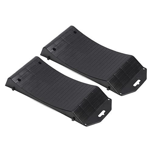 Tire Saver Ramps, 2PCS Slip Resistant Simple Using Wheels Tire Saver Ramps for SUV (18PL: 50x21.5x5.8cm/19.68x8.46x2.28in)